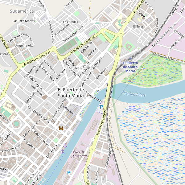 Mapa de El Puerto de Santa María Thumbnail