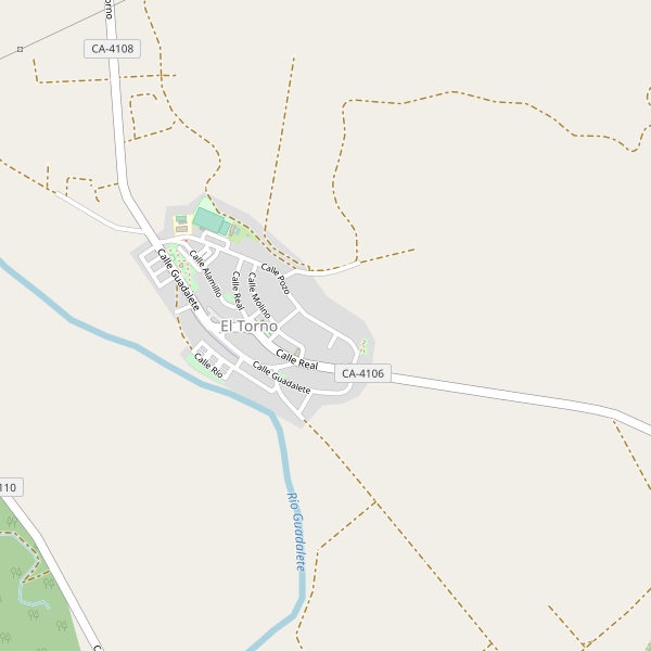 Mapa de El Torno (CA) Thumbnail