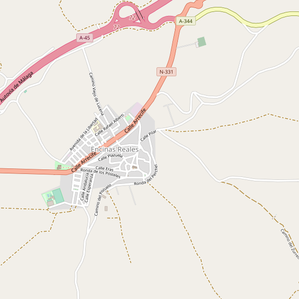 Mapa de Encinas Reales Thumbnail