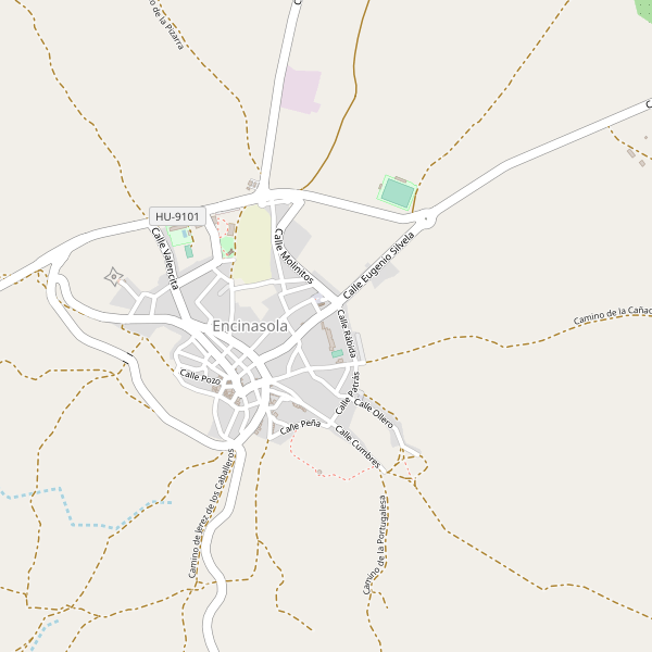 Mapa de Encinasola Thumbnail