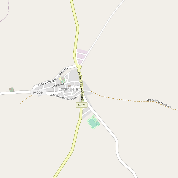 Mapa de Escañuela Thumbnail