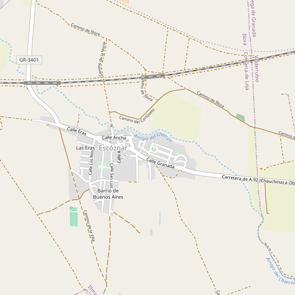 Mapa de Escóznar Thumbnail