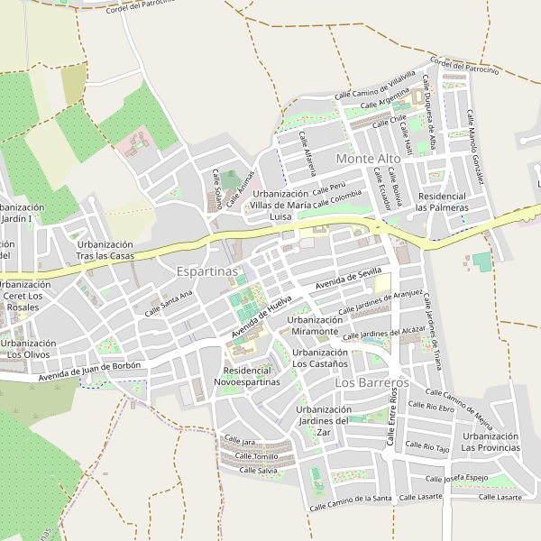 Mapa de Espartinas Thumbnail