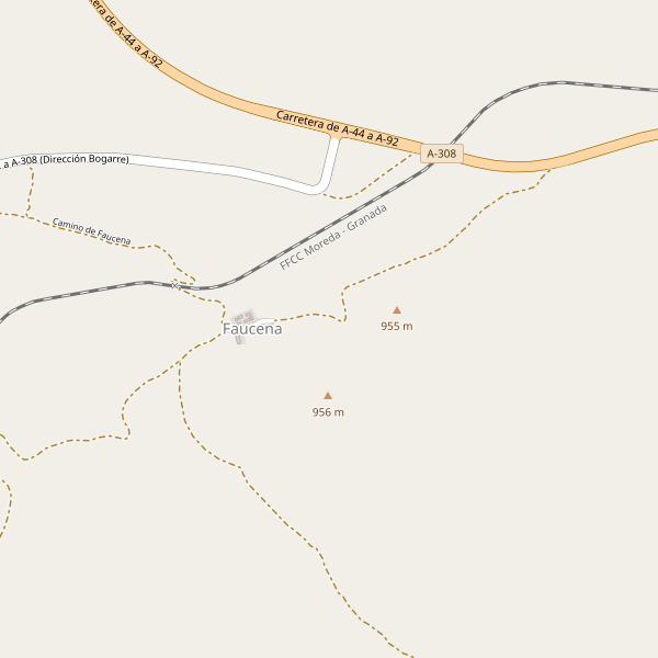 Mapa de Faucena Thumbnail
