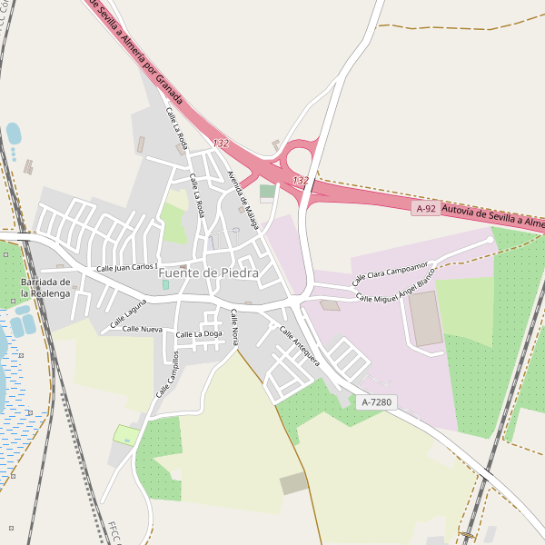 Mapa de Fuente de Piedra Thumbnail