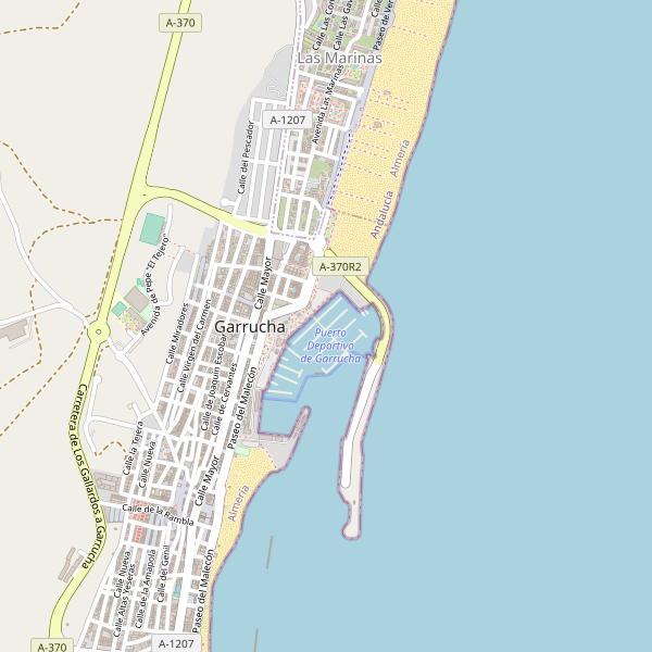 Mapa de Garrucha Thumbnail