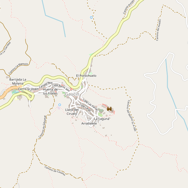 Mapa de Gaucín Thumbnail