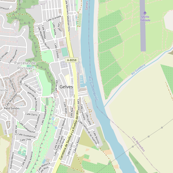 Mapa de Gelves Thumbnail
