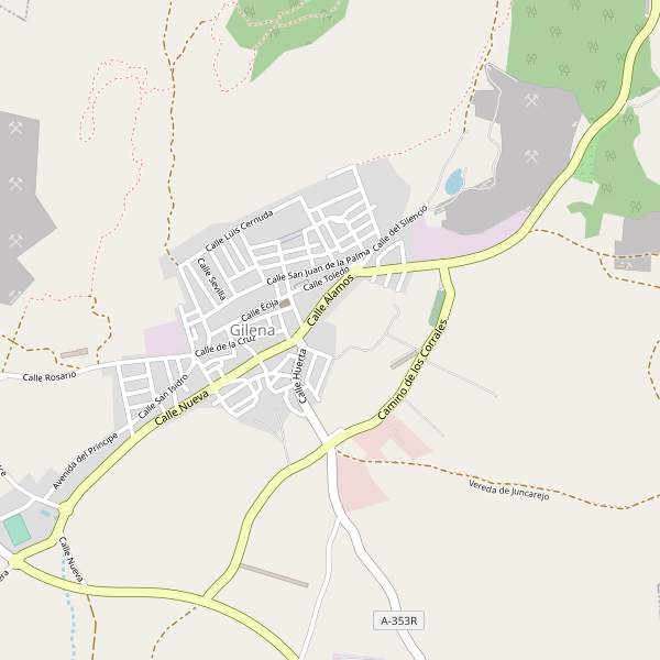 Mapa de Gilena Thumbnail