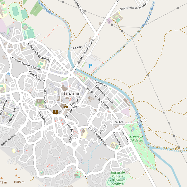 Mapa de Guadix Thumbnail