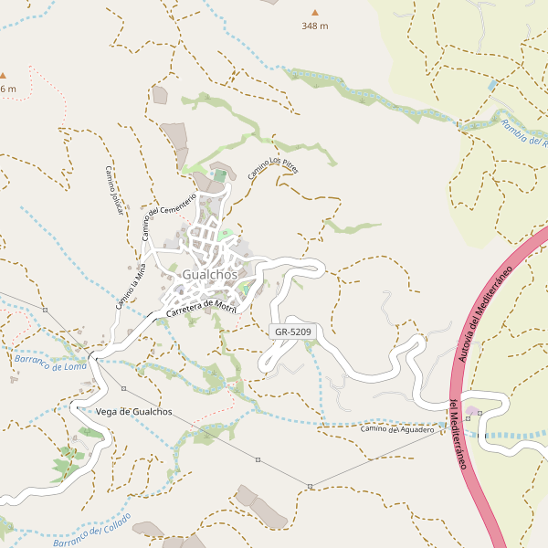 Mapa de Gualchos Thumbnail