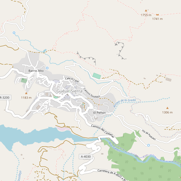 Mapa de Güéjar Sierra Thumbnail