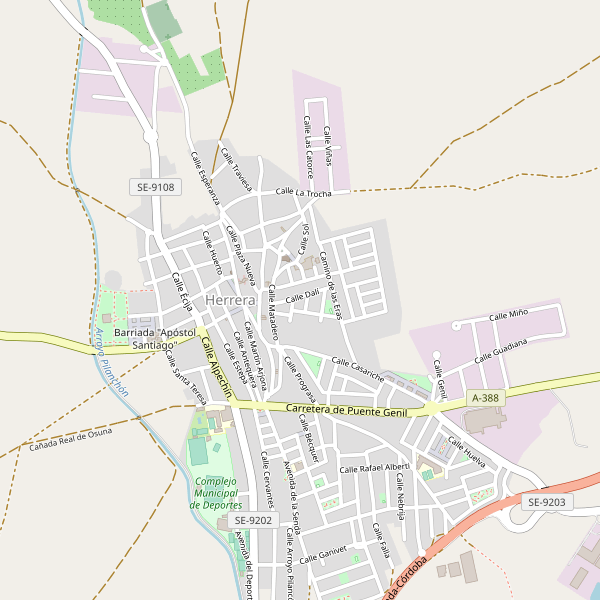 Mapa de Herrera (SE) Thumbnail