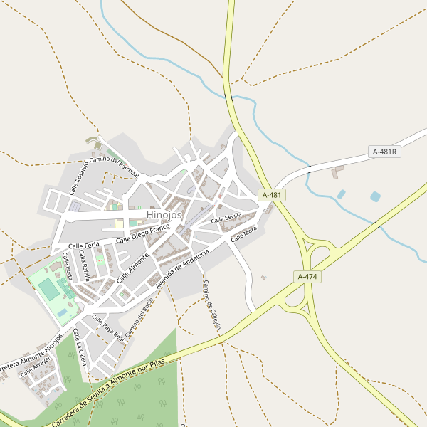 Mapa de Hinojos Thumbnail