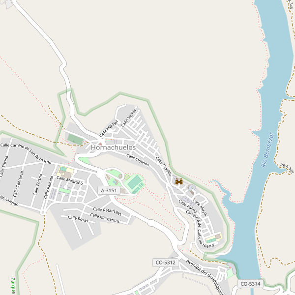 Mapa de Hornachuelos Thumbnail