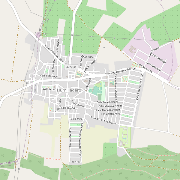 Mapa de Humilladero Thumbnail