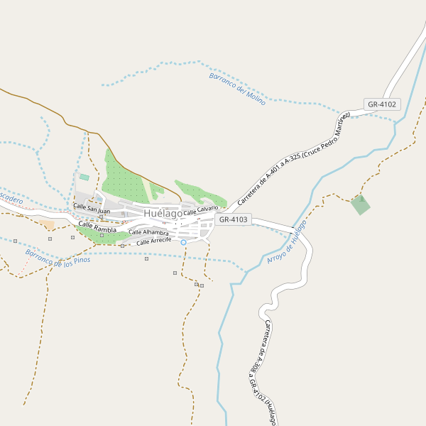 Mapa de Huélago Thumbnail