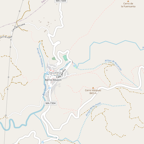 Mapa de Igualeja Thumbnail