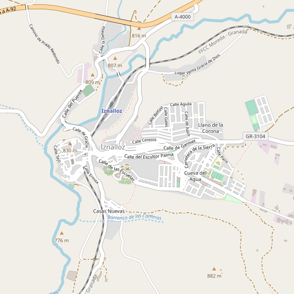 Mapa de Iznalloz Thumbnail