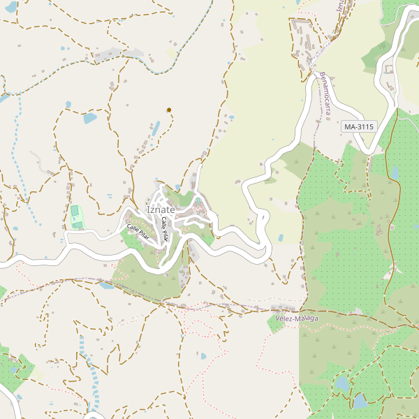 Mapa de Iznate Thumbnail