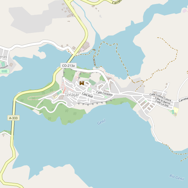 Mapa de Iznájar Thumbnail