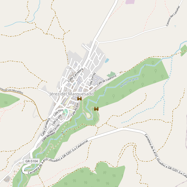 Mapa de Jérez del Marquesado Thumbnail