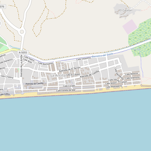 Mapa de La Antilla Thumbnail