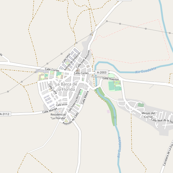 Mapa de La Barca de la Florida Thumbnail