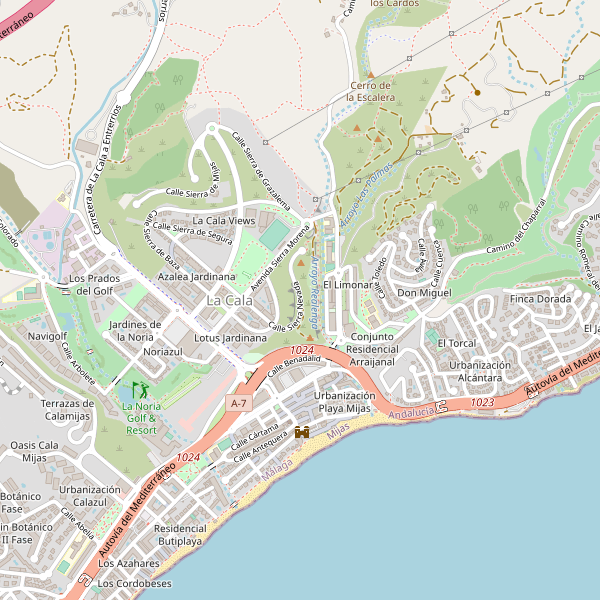 Mapa de La Cala Thumbnail