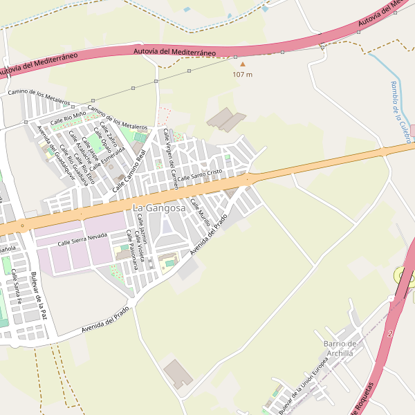 Mapa de La Gangosa Thumbnail