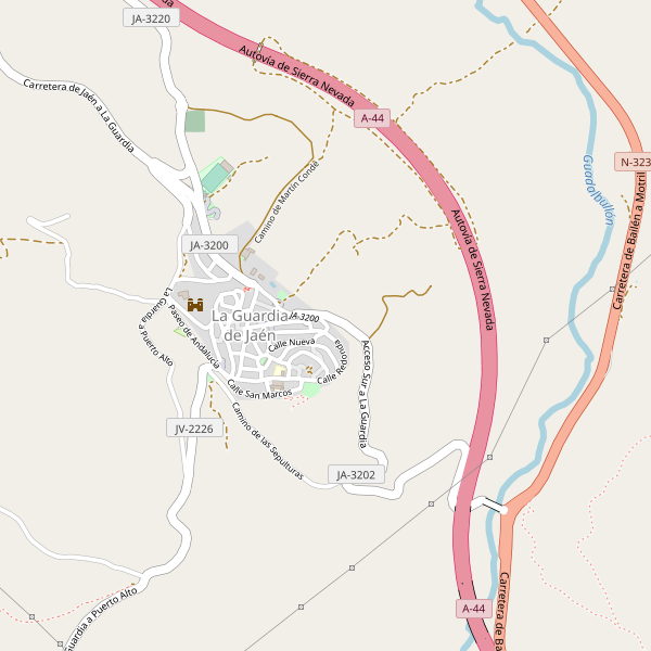 Mapa de La Guardia de Jaén Thumbnail