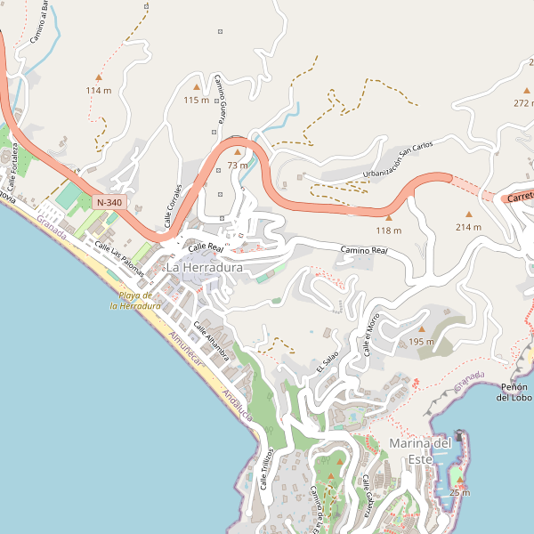 Mapa de La Herradura Thumbnail