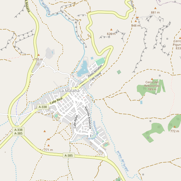 Mapa de La Malahá Thumbnail