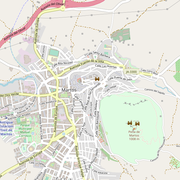 Mapa de agencias-viajes en Martos Thumbnail