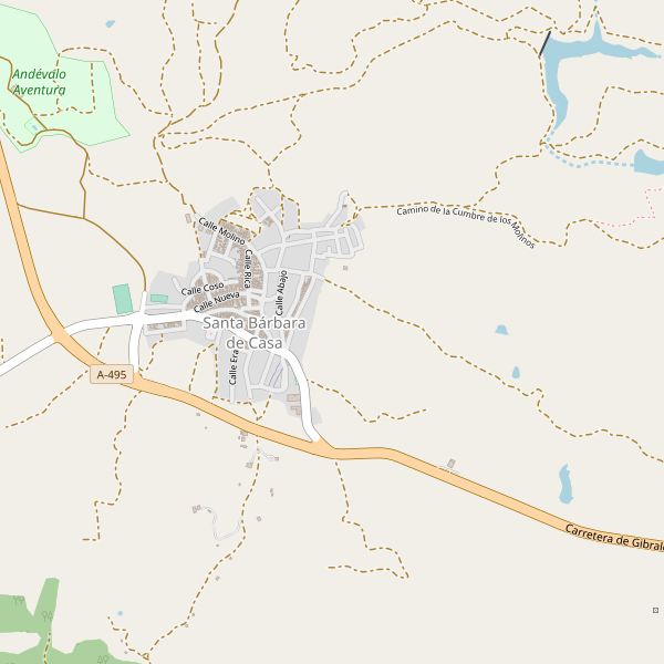 Mapa de agencias-viajes en Santa Bárbara de Casa Thumbnail
