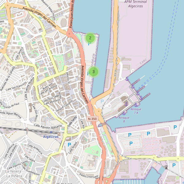 Mapa de aparcamientos-bicicletas en Algeciras Thumbnail