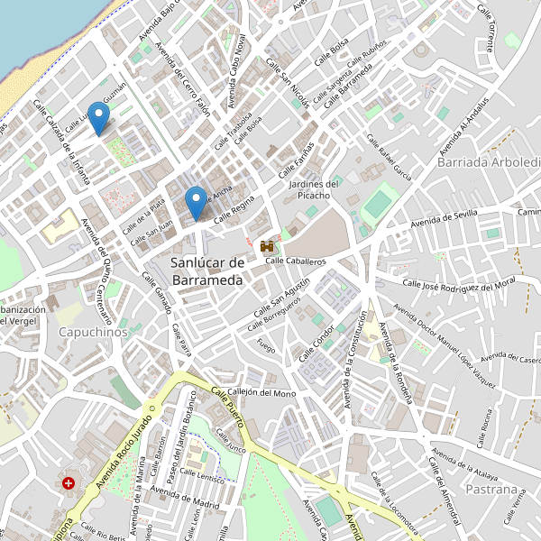 Mapa de aparcamientos-bicicletas en Sanlúcar de Barrameda Thumbnail