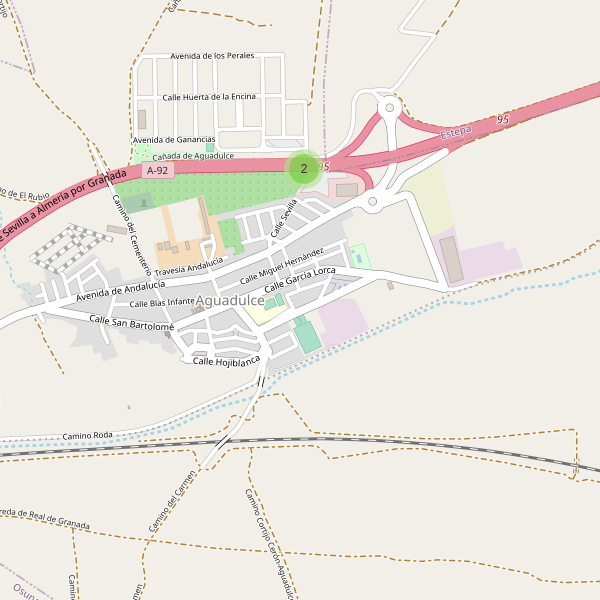 Mapa de aparcamientos en Aguadulce (SE) Thumbnail