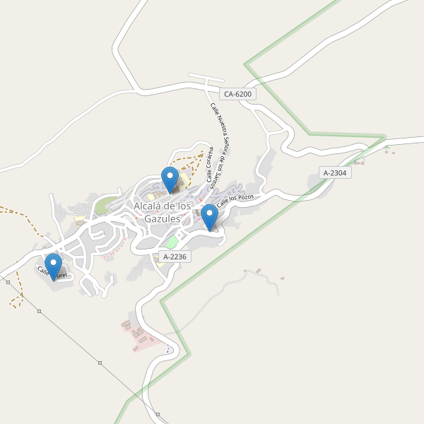 Mapa de aparcamientos en Alcalá de los Gazules Thumbnail