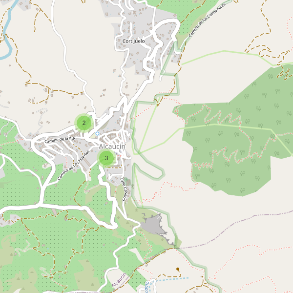 Mapa de aparcamientos en Alcaucín Thumbnail