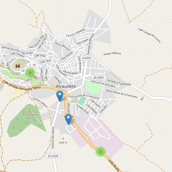 Mapa de aparcamientos en Alcaudete Thumbnail