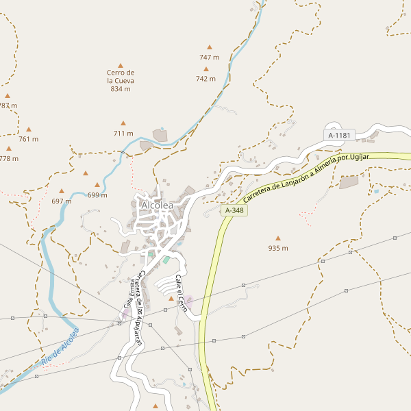 Mapa de aparcamientos en Alcolea (AL) Thumbnail