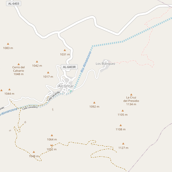 Mapa de aparcamientos en Alcóntar Thumbnail