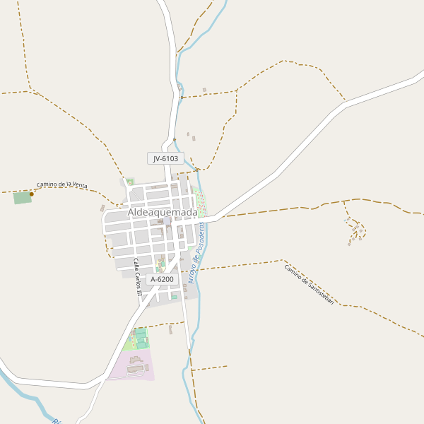 Mapa de aparcamientos en Aldeaquemada Thumbnail