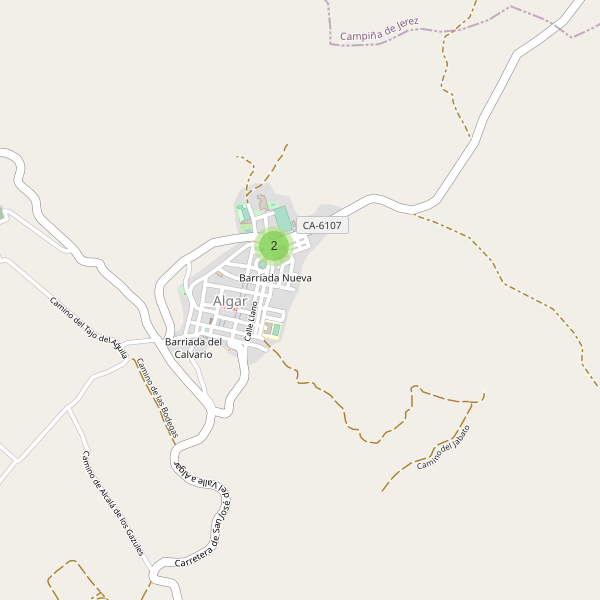 Mapa de aparcamientos en Algar Thumbnail