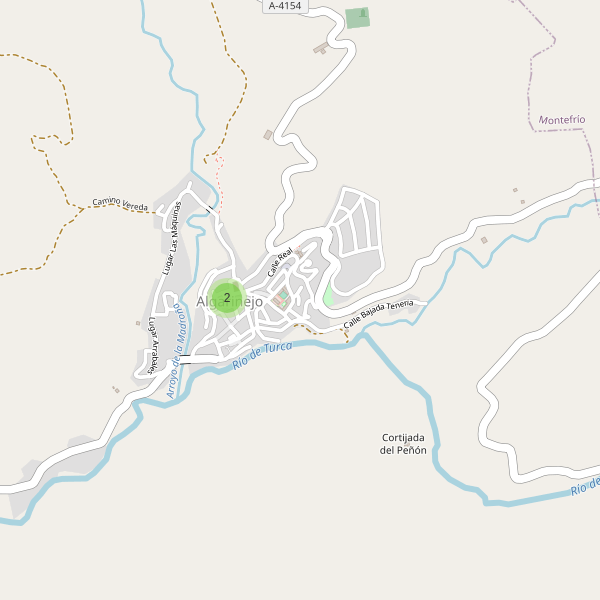 Mapa de aparcamientos en Algarinejo Thumbnail