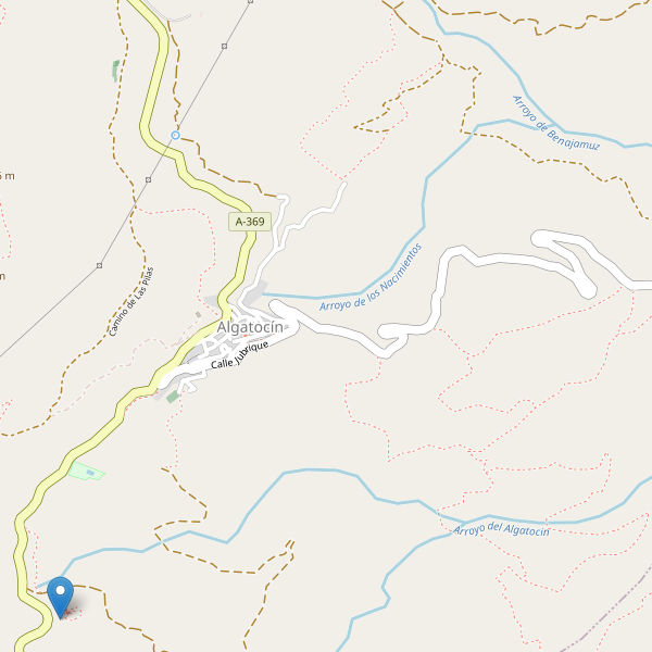 Mapa de aparcamientos en Algatocín Thumbnail