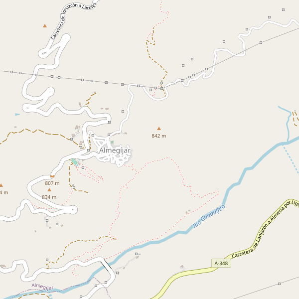 Mapa de aparcamientos en Almegíjar Thumbnail