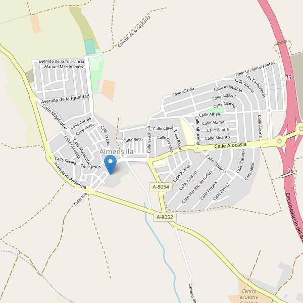 Mapa de aparcamientos en Almensilla Thumbnail