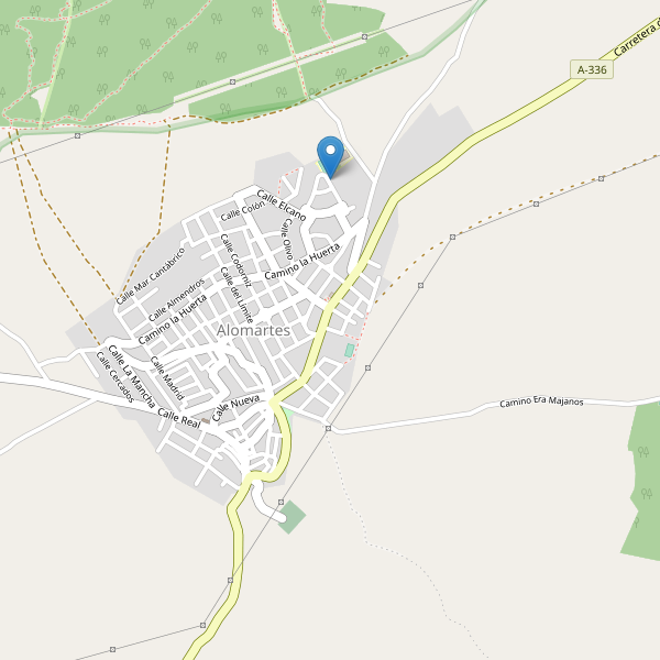 Mapa de aparcamientos en Alomartes Thumbnail